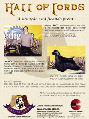 Publicité dans le magazine brèziliènne Cães de Fato